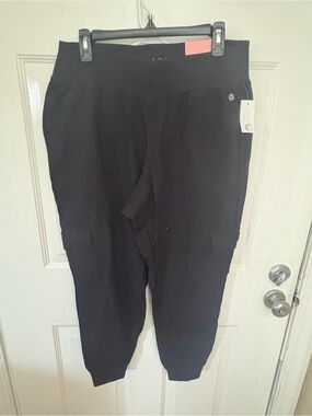 Livi Active Black Track Jogger Pants 14/16